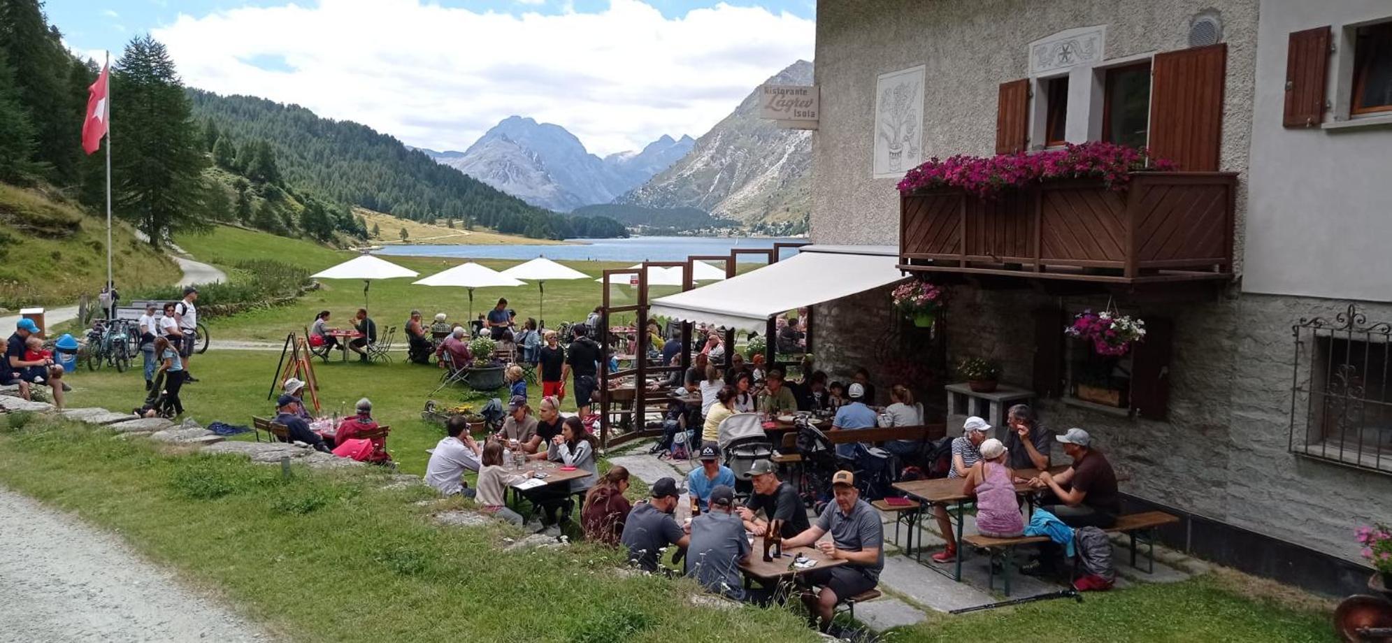 Hotel Ristorante Lagrev Maloja Ngoại thất bức ảnh
