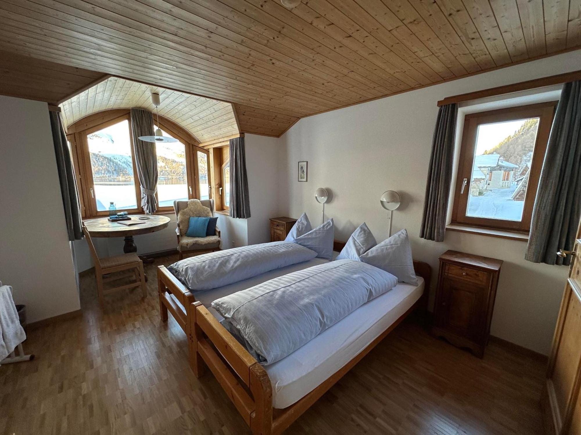 Hotel Ristorante Lagrev Maloja Ngoại thất bức ảnh