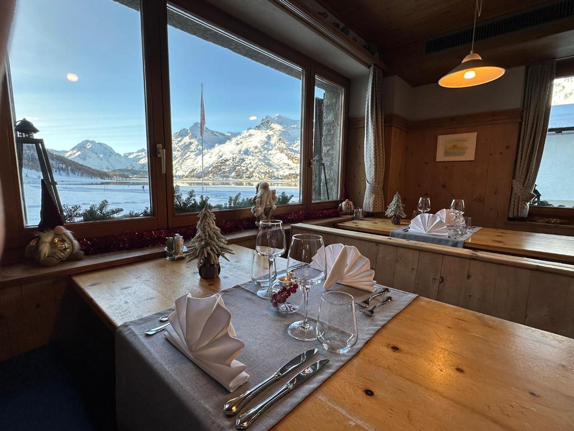 Hotel Ristorante Lagrev Maloja Ngoại thất bức ảnh